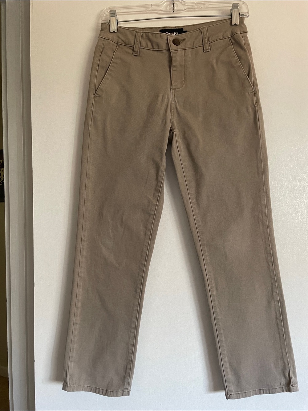 RSQ Tan Straight Chinos for Boys.  Size 12 (Slim)